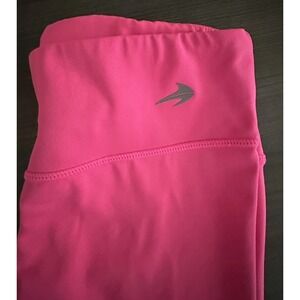 Legging Yoga Compressionz Women's‎ Large Pink Pocket Gym Workout Compression